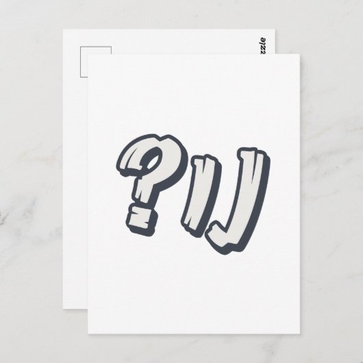 De perfecte joodse uitdrukking briefkaart (Voorkant / Achterkant)