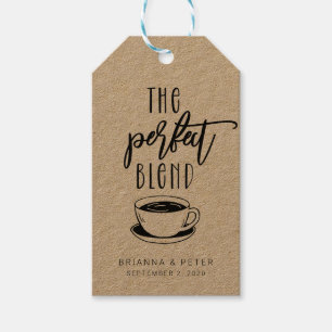 De perfecte Labels voor gemengde koffieweddenschap Cadeaulabel