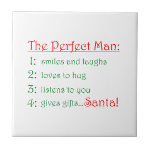 De perfecte Man-tegel Tegeltje