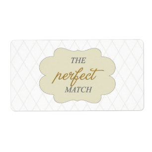 De perfecte match etiket
