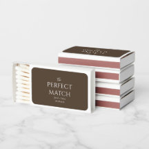 De Perfecte Match Moderne Bruine Trouw Matches