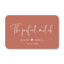 De perfecte match van de Elegant terracotta bruilo