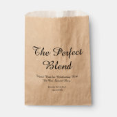 De perfecte mix, bruiloft dank u minimalistisch bedankzakje (Voorkant)