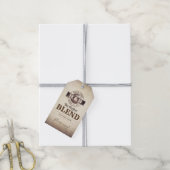 De perfecte mix bruiloft koffie gunsten cadeaulabel (Met Touw)