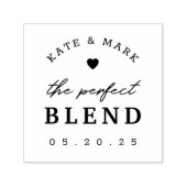 De Perfecte Mix Bruiloftsgeschenk Zelfinktende Stempel (Design)