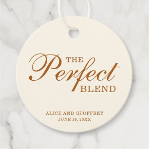 De Perfecte Mix Elegant Ivoor Koperen Bruiloft Bedankjes Labels