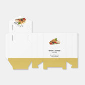 De perfecte Mix Fruit bedankt je bruiloft. Bedankdoosjes (Uitgevouwen)