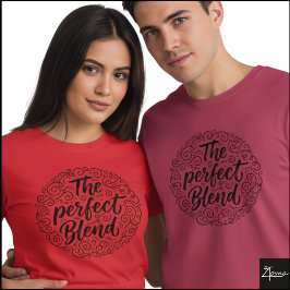 De Perfecte Mix Hand Lettered Krul T-shirt
