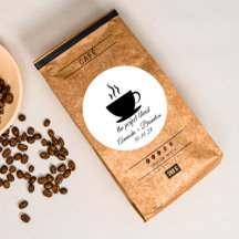 De perfecte mix koffie bruiloft bedankt