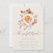 De perfecte mix koffiebrunch verlovingsfeest kaart (Voorkant)