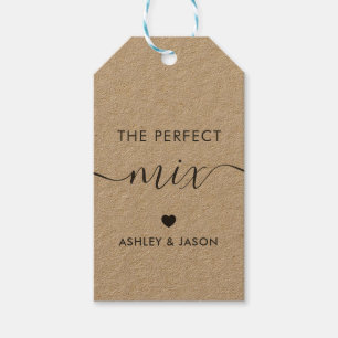 De perfecte Mix Spice of het Label van de Mix van  Cadeaulabel