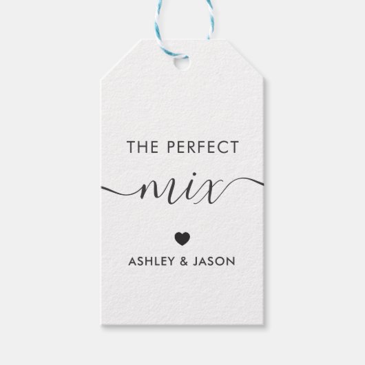 De perfecte Mix Spice of het Label van de Mix van  Cadeaulabel (Voorkant)