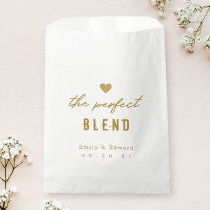 De Perfecte Mix Trouw Bruidsfeest Koffie Thee Bedankzakje