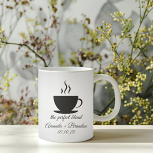 De perfecte mix van Schattigee bruiloften Koffiemok