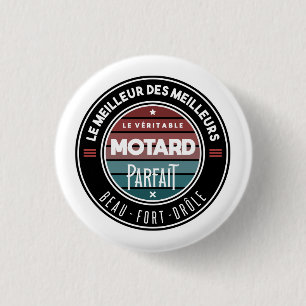 De perfecte motorfiets ronde button 3,2 cm