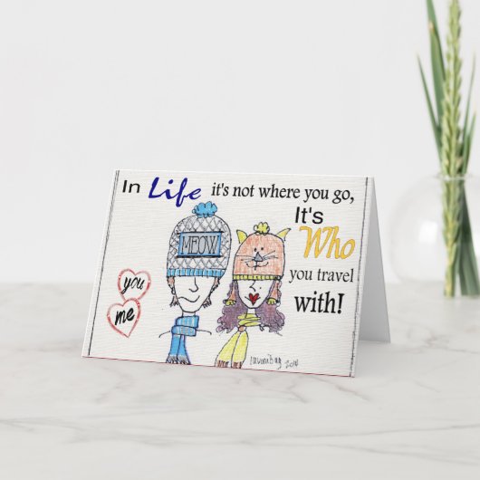 De perfecte Paren van de Gelijke Feestdagen Kaart (Voorkant)