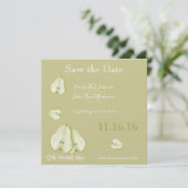 De Perfecte Peer Save the Date (Staand voorkant)