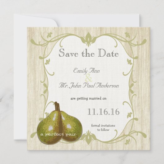 De Perfecte Peer Save the Date (Voorkant)