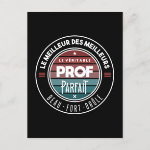 De perfecte prof briefkaart