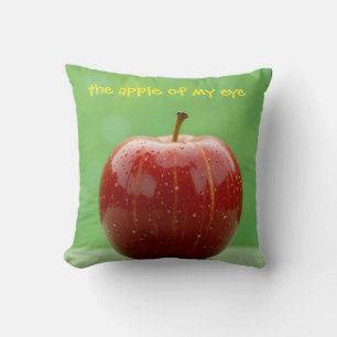 De perfecte rode kleur van de natuur kussen