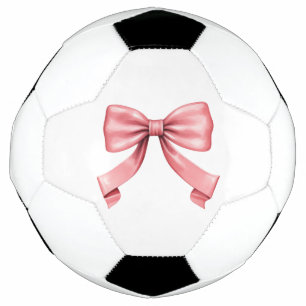 De perfecte roze boog voetbal