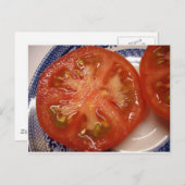 De perfecte Slice Tomato Briefkaart (Voorkant / Achterkant)