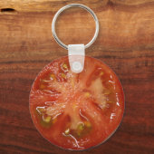 De perfecte Slice Tomato Sleutelhanger (Voorkant)