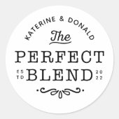 De perfecte Sticker voor het bruiloft van het Over (Voorkant)