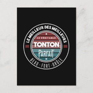 De perfecte tonton briefkaart