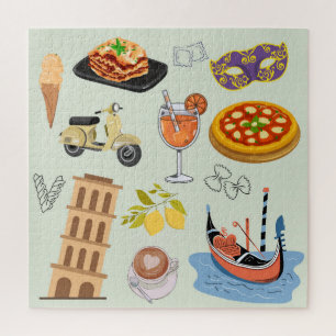 De perfecte vakantie in Italië Legpuzzel