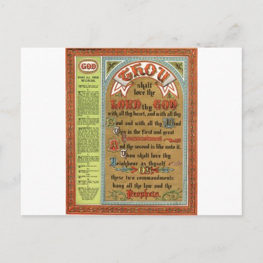 De perfecte vrijheidswet briefkaart (Voorkant)