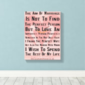 De perfecte vrouw canvas afdruk (Insitu (Houten vloer))