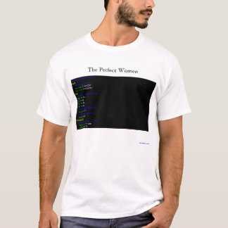 De perfecte vrouwen t-shirt