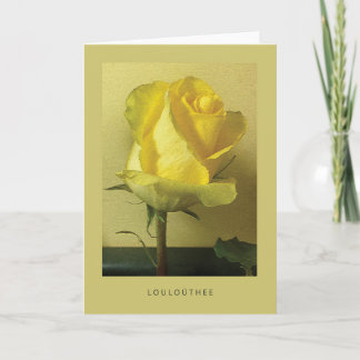 De perfecte Yellow Rose Kaart