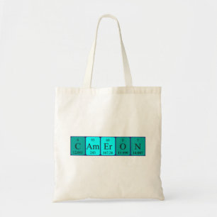 De periodieke canvas tas van de lijstnaam van Came