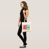 De periodieke canvas tas van de naam van het zakje (Voorkant (model))