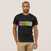 De periodieke shirt van de Balder - naam (Voorkant volledig)