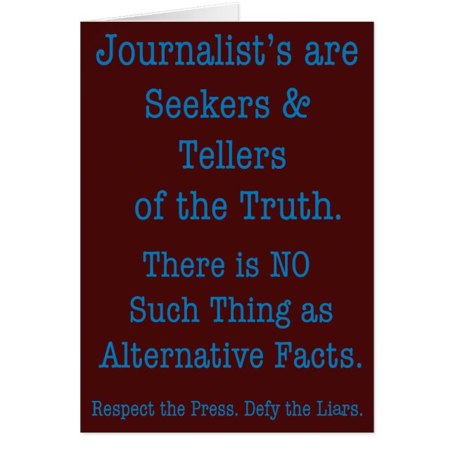 De pers respecteren (Voorkant)