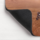 De Perseverance Rover landt veilig op Mars. Muismat (Hoek)