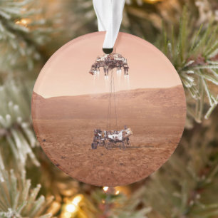 De Perseverance Rover landt veilig op Mars. Ornament
