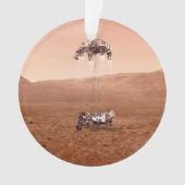 De Perseverance Rover landt veilig op Mars. Ornament (voorkant)
