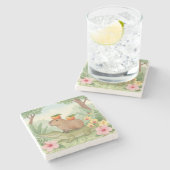 De Persimmon en de Pals Stenen Onderzetter (Zijkant)