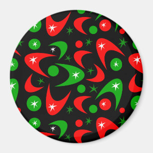 De Personaliseerbare Boemerangen van Kerstmis Magneet