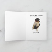 De Personaliseerbare Grappige Afstuderen van de Kaart (Binnen)