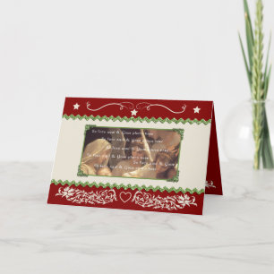 De Personaliseerbare sjabloon van de Kerstkaart