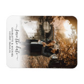 De persoonlijke Foto van het Wedden van het Manusc Magneet (Horizontaal)