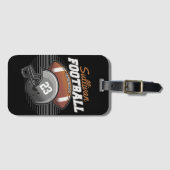 De persoonlijke Helm van het Aantal van het Team v Bagagelabel (Voorkant (horizontaal))