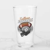 De persoonlijke Helm van het Aantal van het Team v Glas (Voorkant)