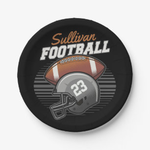 De persoonlijke Helm van het Aantal van het Team v Papieren Bordje