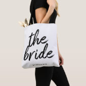 De persoonlijke Minimale Canvas tas van de Bride (Dichtbij)